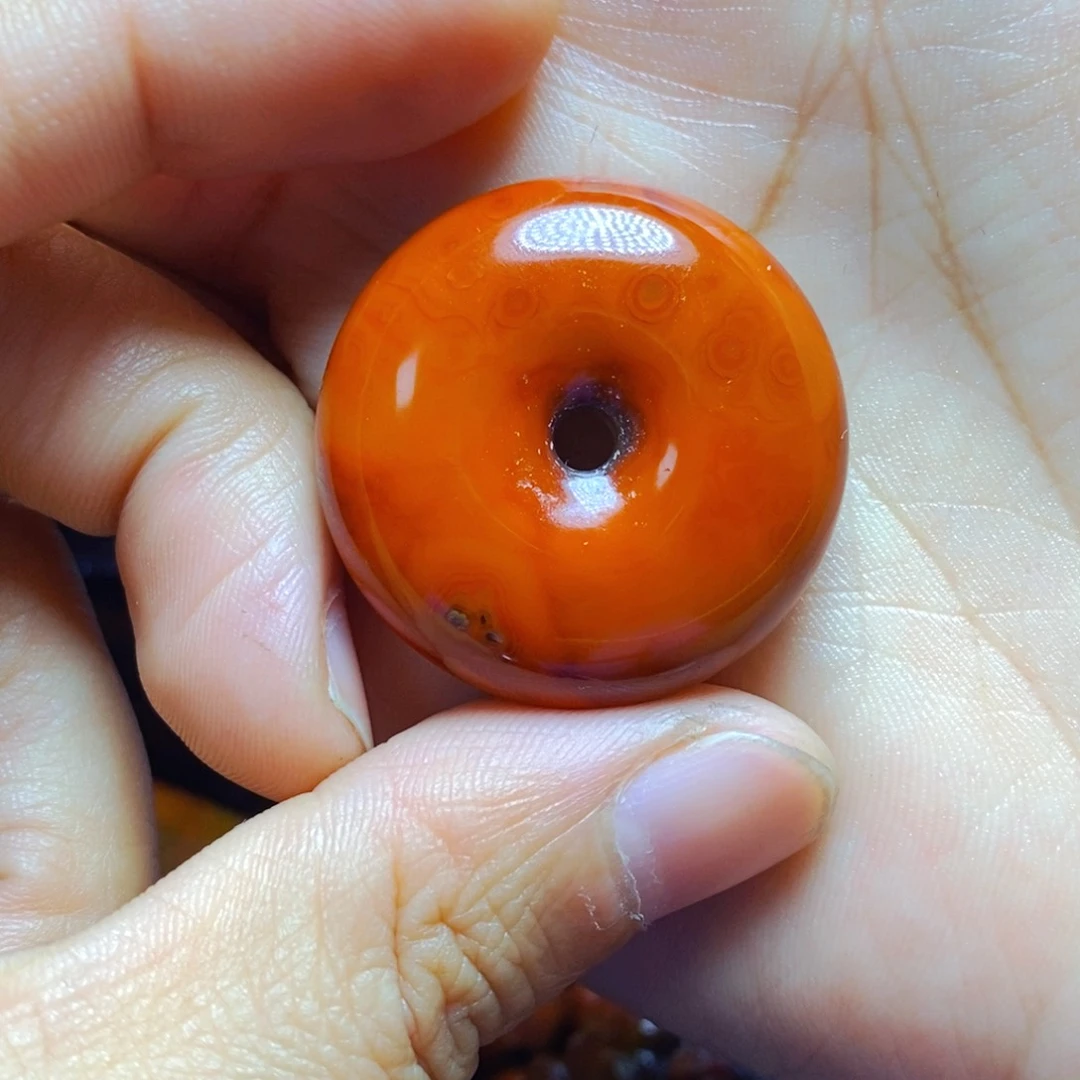 玛瑙/玉髓吊坠(不含链)未镶嵌七*灯