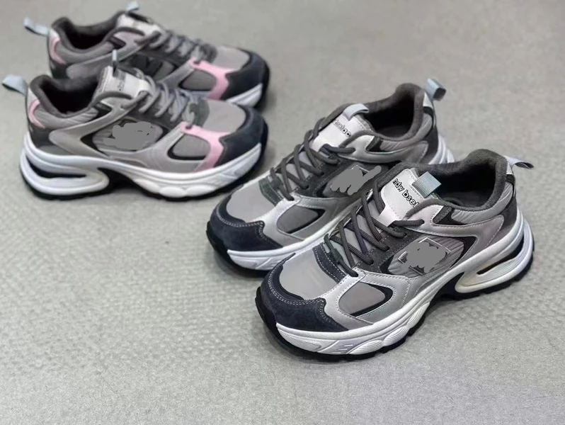 简单时尚~潮流冬季鞋百搭加绒老爹鞋秋冬休闲运动鞋跑步女 鞋0699