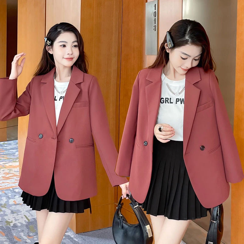 J.L依影|宽松百搭小西装外套女2024年春季新款韩版网红西服上衣女