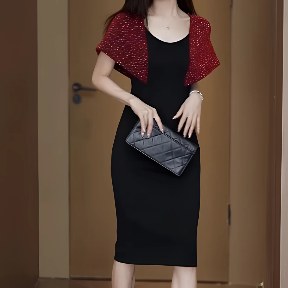 【新款上新】气质显瘦女人味高级感轻奢连衣裙YF201