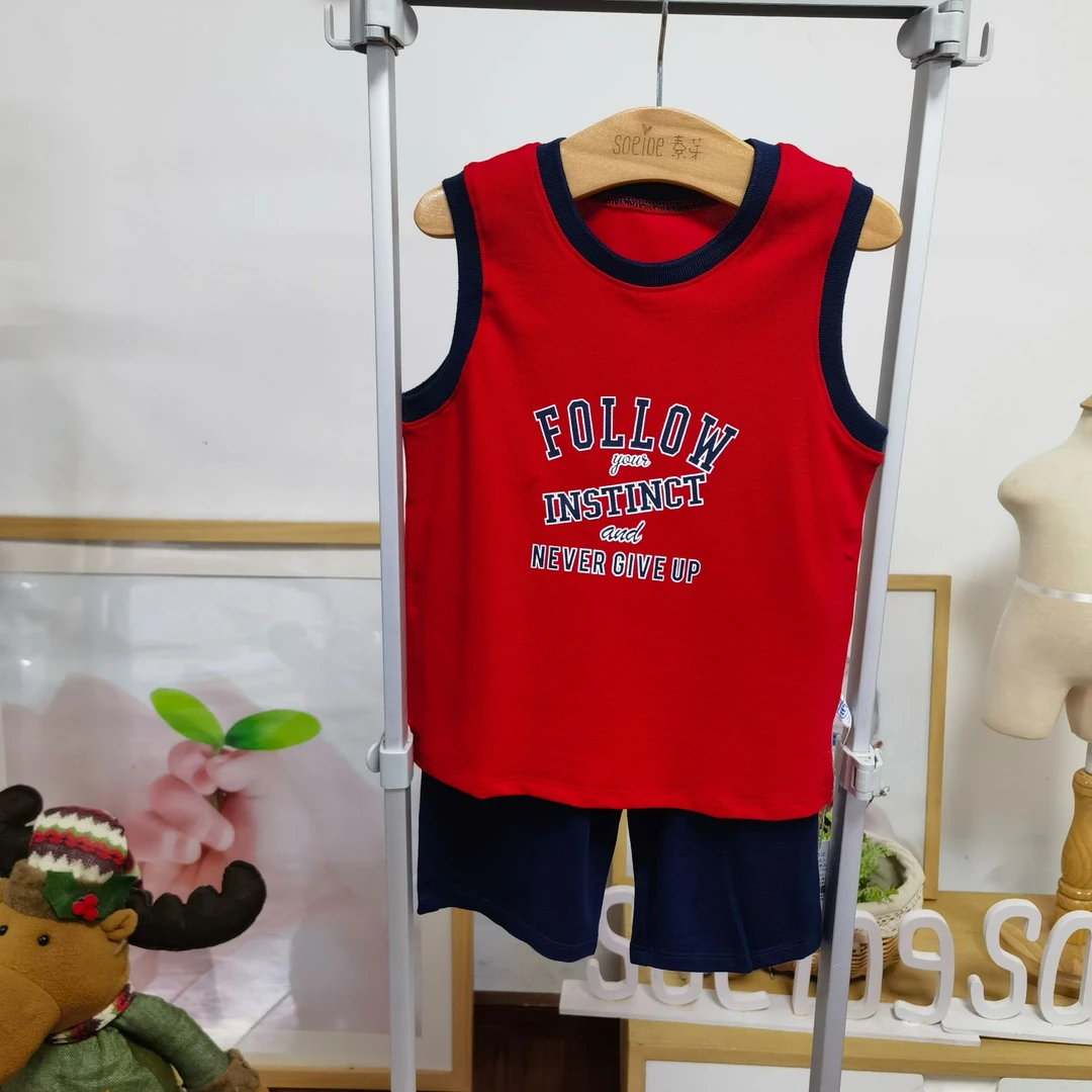 男童篮球服套装夏季薄款2024新款中大童运动夏装儿童装背心速干衣