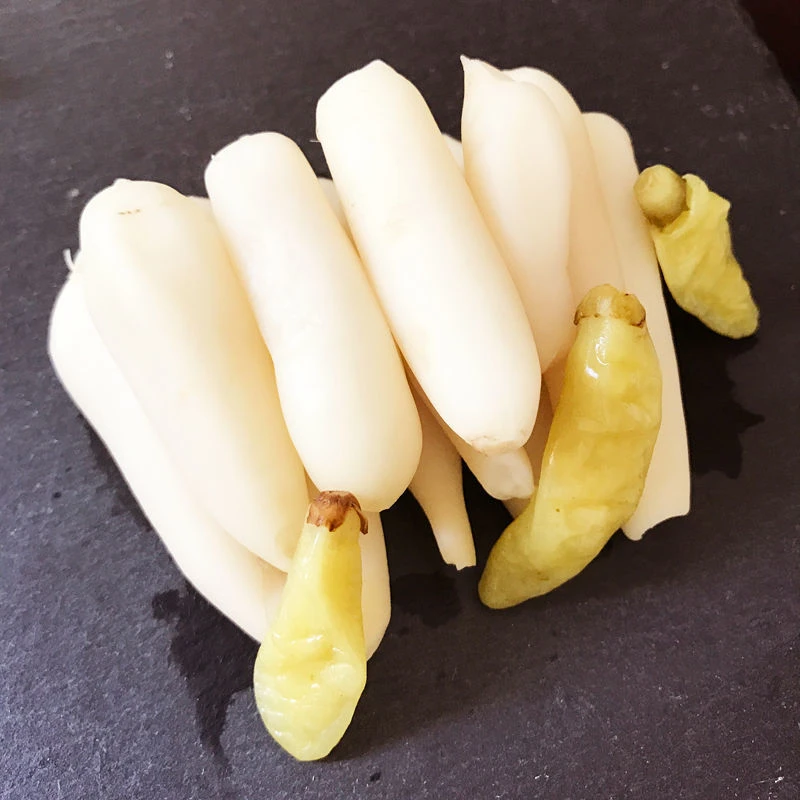 湖南水晶萝卜头泡椒山椒酸辣脆爽口开味萝卜条下饭菜泡菜散称零食