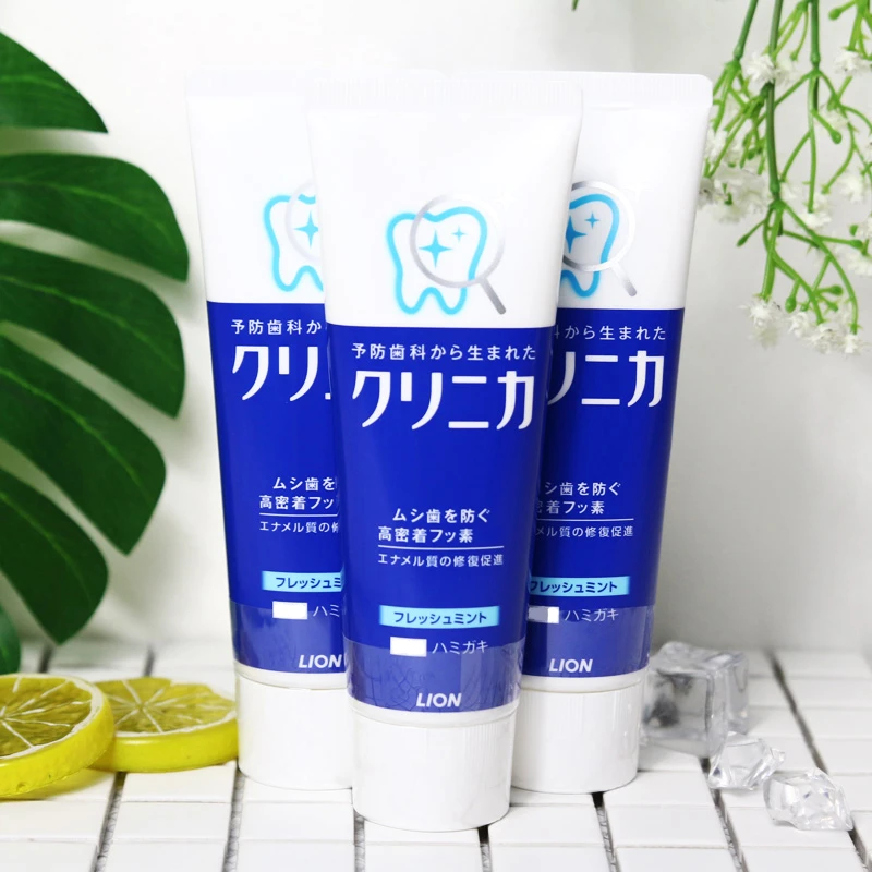 日本狮王酵素牙膏清洁去垢去渍护齿清爽薄荷130g 拍3立减8.8