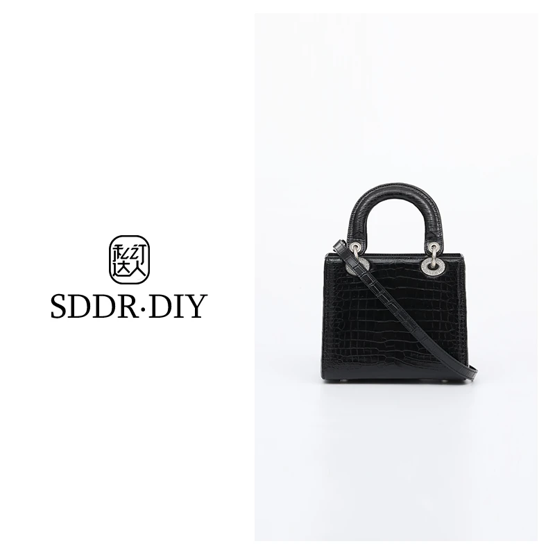 AI.BAGBURRY2024年新款时尚真皮百搭鳄鱼皮女士经典包包