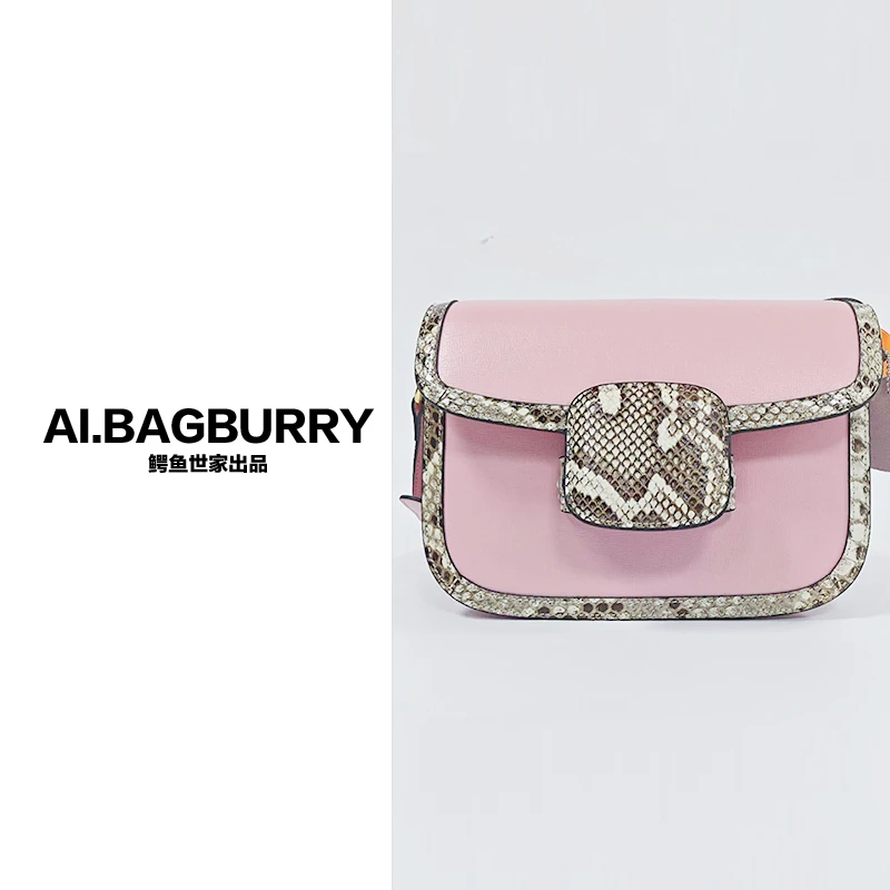 AI.BAGBURRY精雕细刻 牛皮气质真皮时尚小众休闲百搭网红女士包包