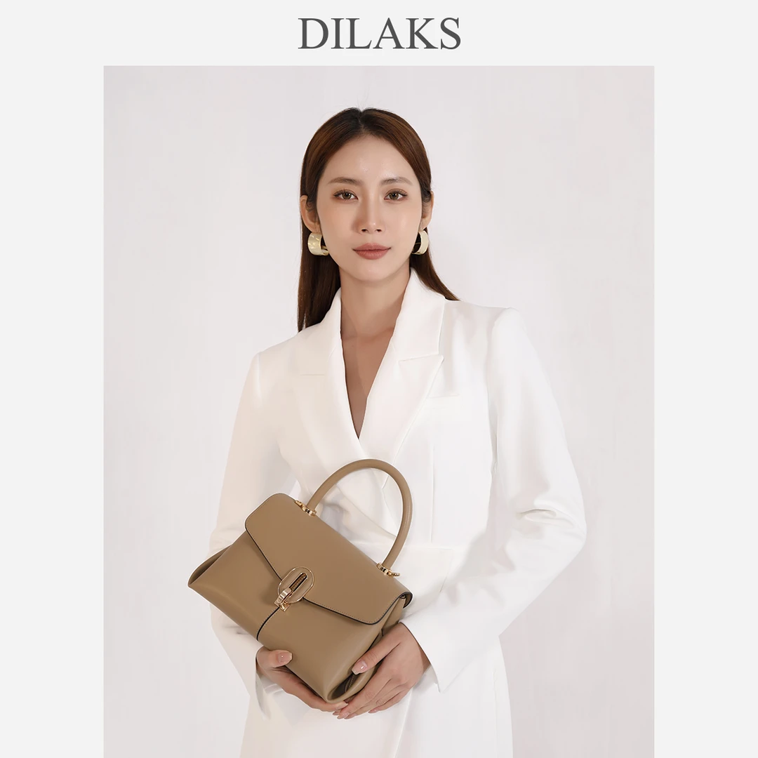 DILAKS迪莱克丝真皮女包大容量轻奢百搭时尚高级感斜挎包CS0938D3