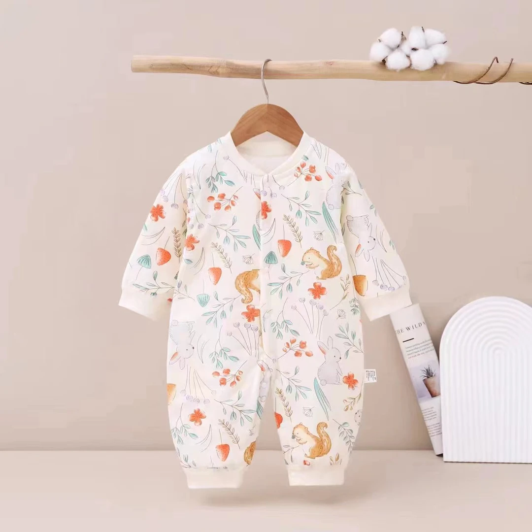 {反季}婴儿150克加厚棉服纯棉秋冬婴童新生儿宝宝长袖
