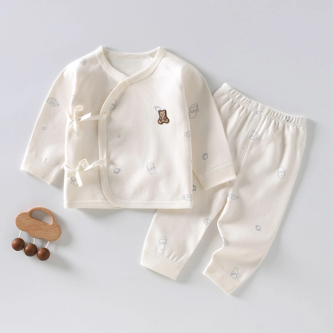 套装春秋款婴儿衣分体A类100棉新生儿秋季长袖