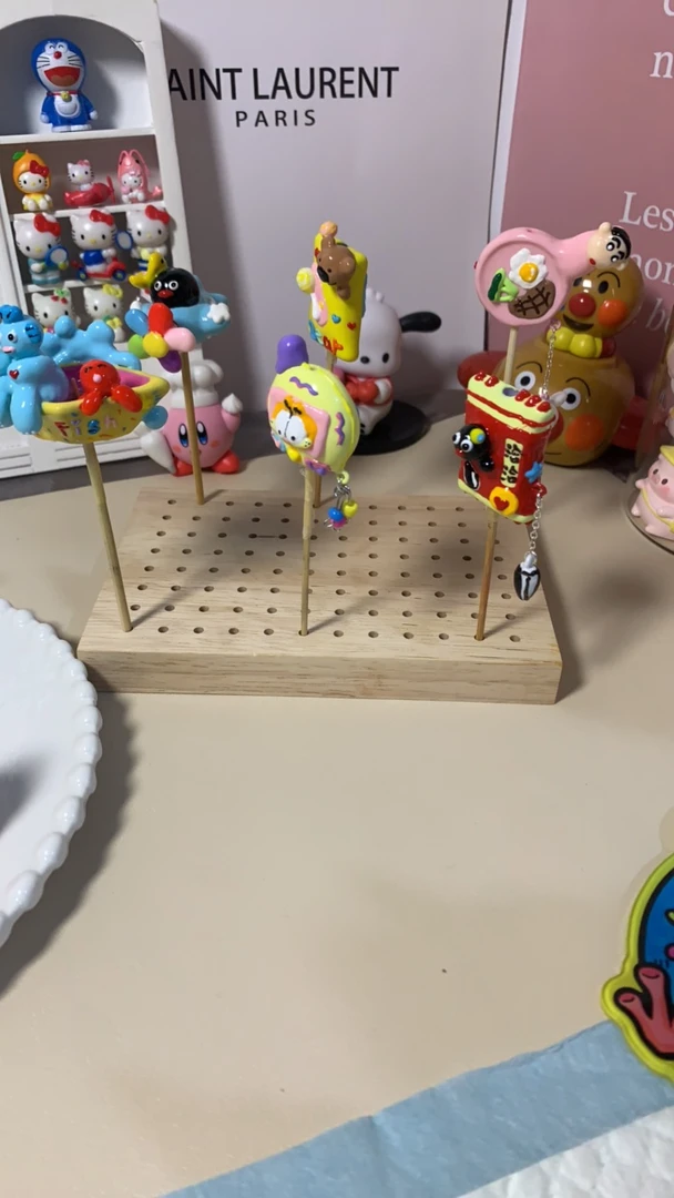 卡通可爱手机链捏捏手绘珠