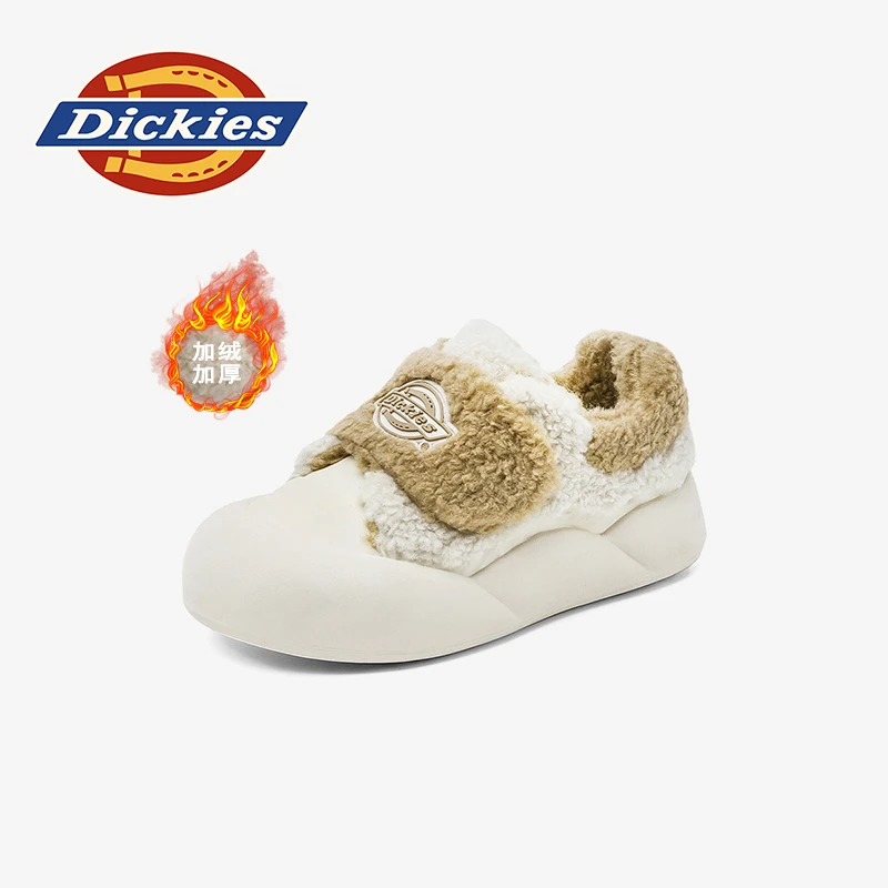 Dickies童鞋2025秋季新款中小童毛毛鞋时尚舒适休闲保暖秋冬鞋