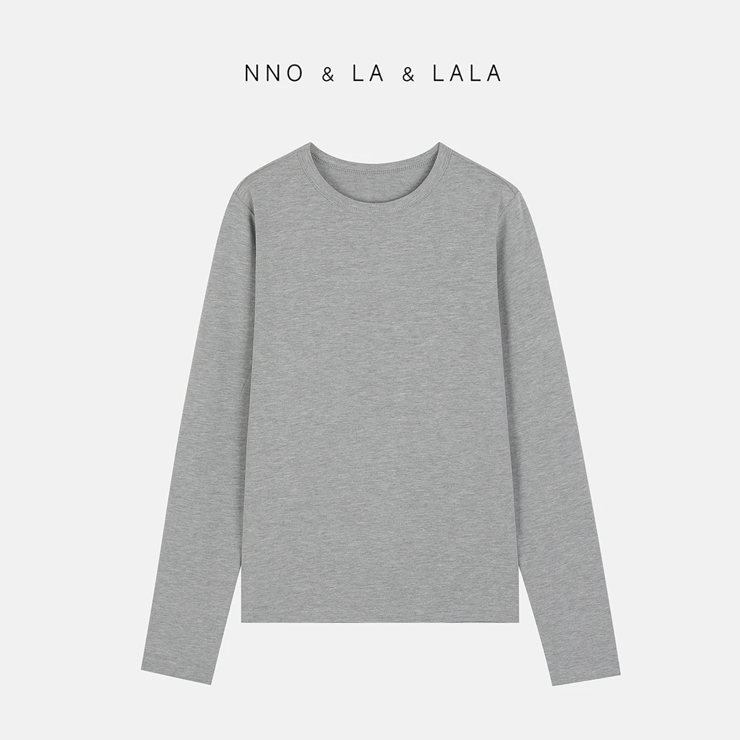 LA 灰色  基础打底 T恤26370