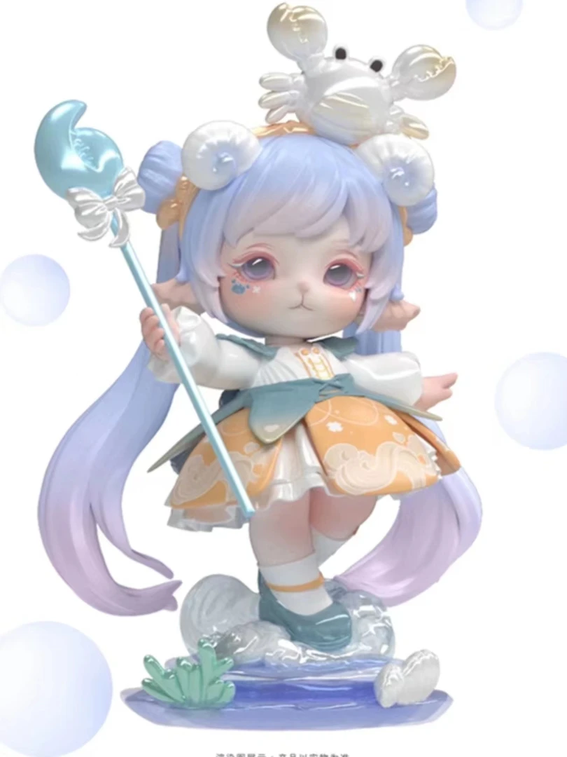 【拆盒，拆盒不退】mma二代水之秘境盲盒海豹冰河斗鱼粉珊海手办摆件