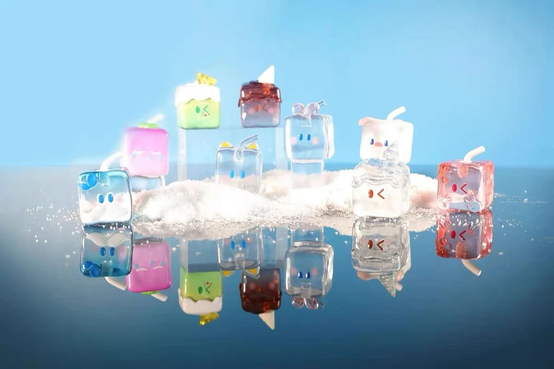 【拆盒不退】方小萌方块叠叠冰纷夏日系列盲袋盲盒萌粒公仔PVC摆件