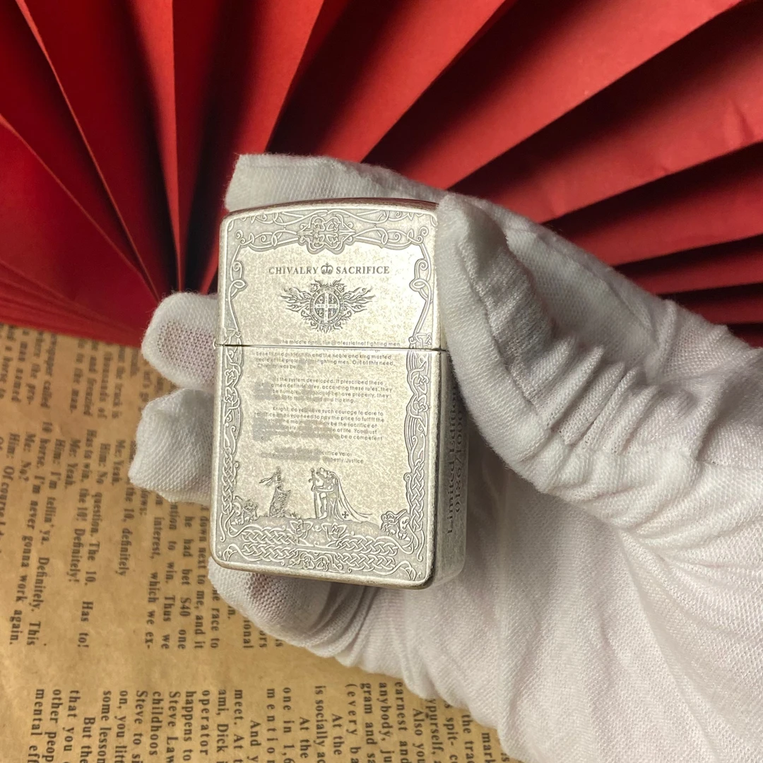 ZORRO佐罗910古银巴雷特骑士宣言打火机军机平开轻巧耐磨经典限量