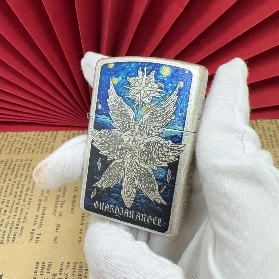 ZORRO佐罗二代古银星空下的天使煤油打火机新款耐磨抗造限量编码