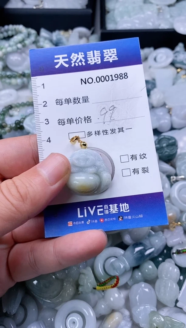 【闪购商品】翡翠颈饰未镶嵌多样性发货拍一发一00001988