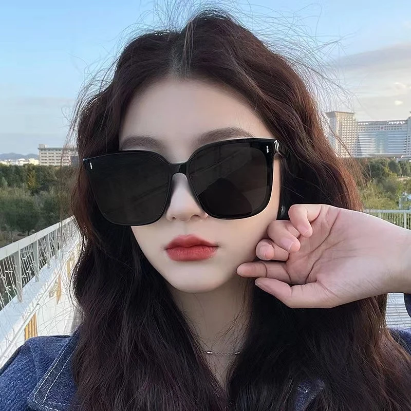 情侣款复古方框大脸显瘦防晒防紫外线街拍百搭太阳镜