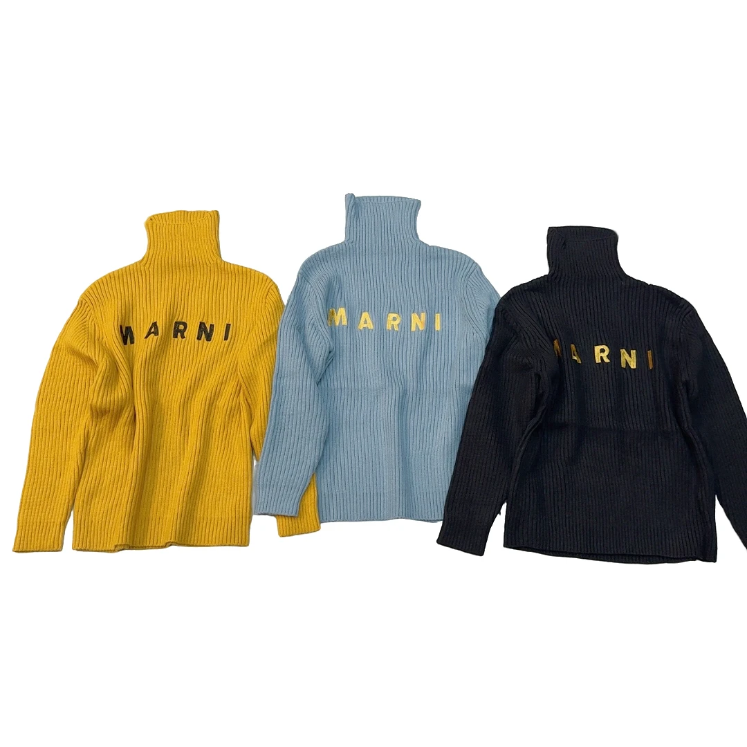 2024糖果色秋冬新款韩版堆堆高领加厚套头毛衣女宽松毛衣显瘦百搭