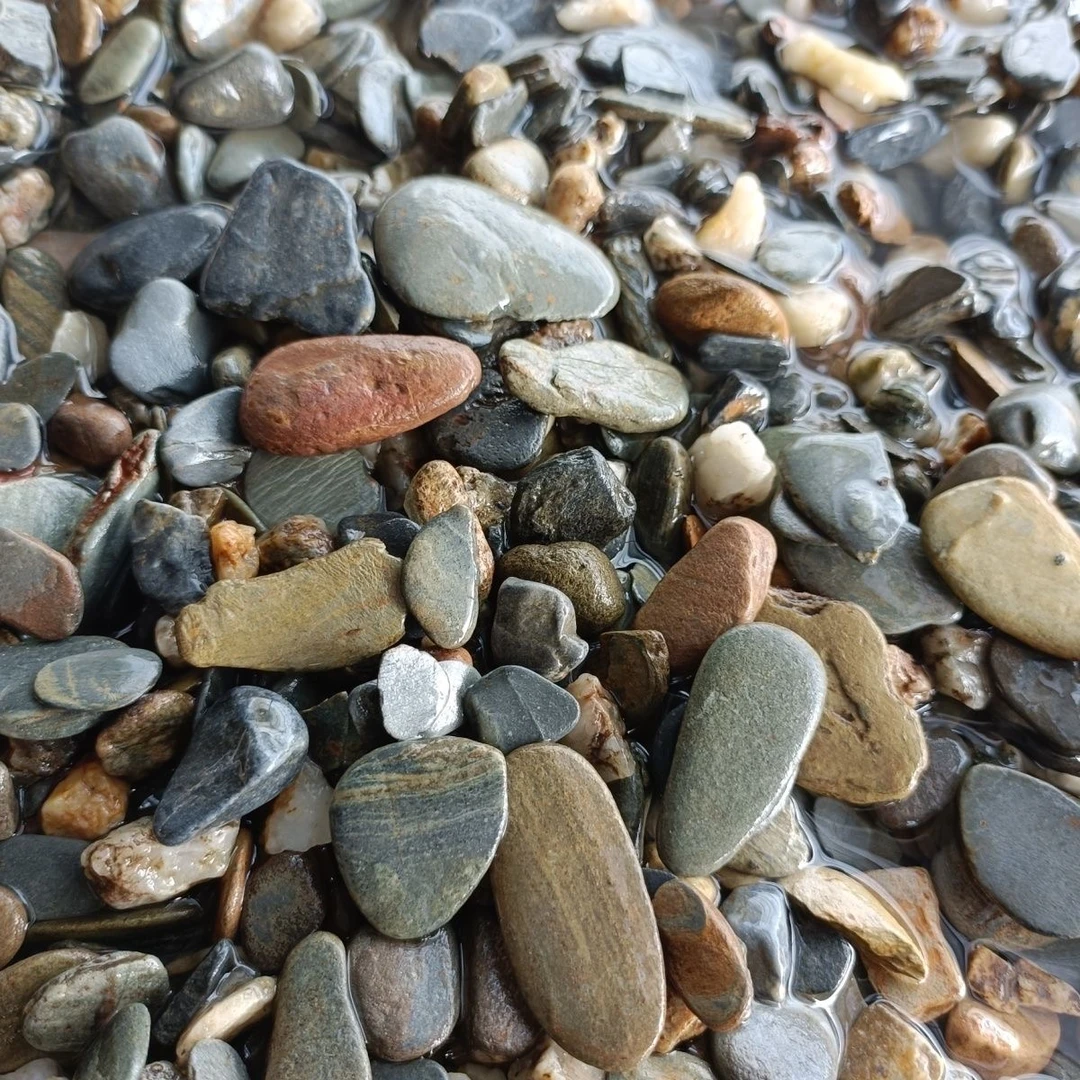 天然溪流砂鱼缸乌龟缸底砂铺底石造景