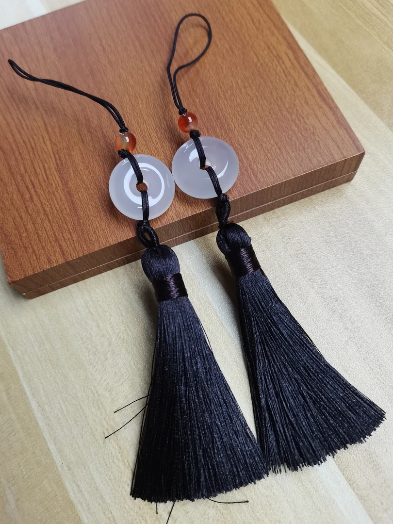 天然玉髓平安扣多样性发其一