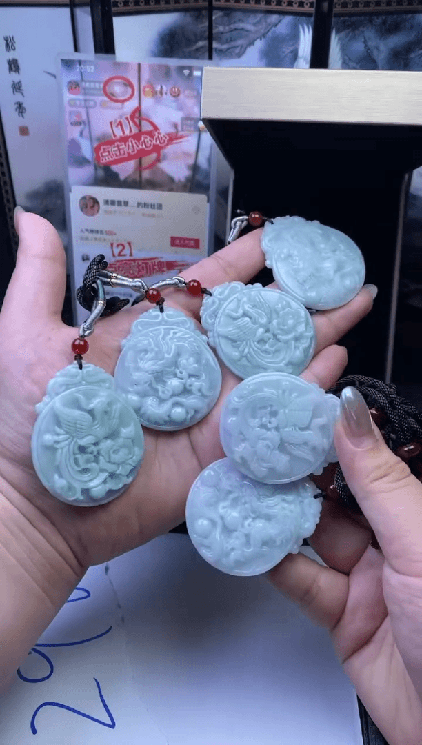【闪购商品】翡翠颈饰未镶嵌牌+CZH1208 多样性发1