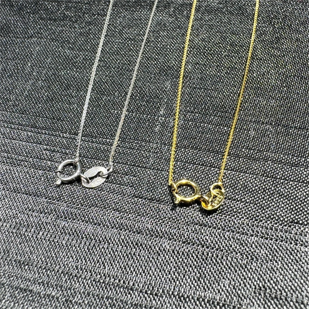 925银银制品 【清卿家】简约时尚百搭S925银盒子链