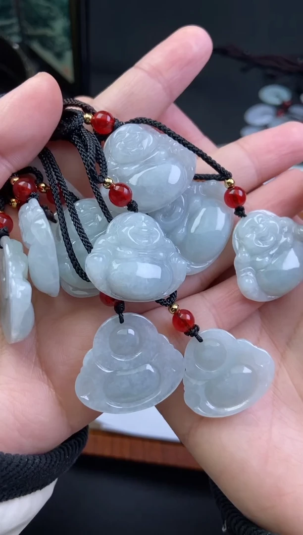 【闪购商品】翡翠颈饰未镶嵌佛公+QZG231108-14多样性发一