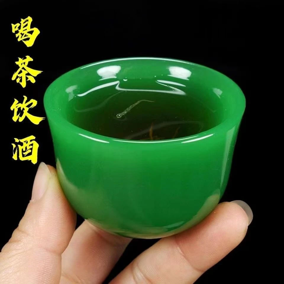 中式手工琉璃陶瓷茶杯高档品茗杯主人杯家用功夫茶杯喝茶杯创意