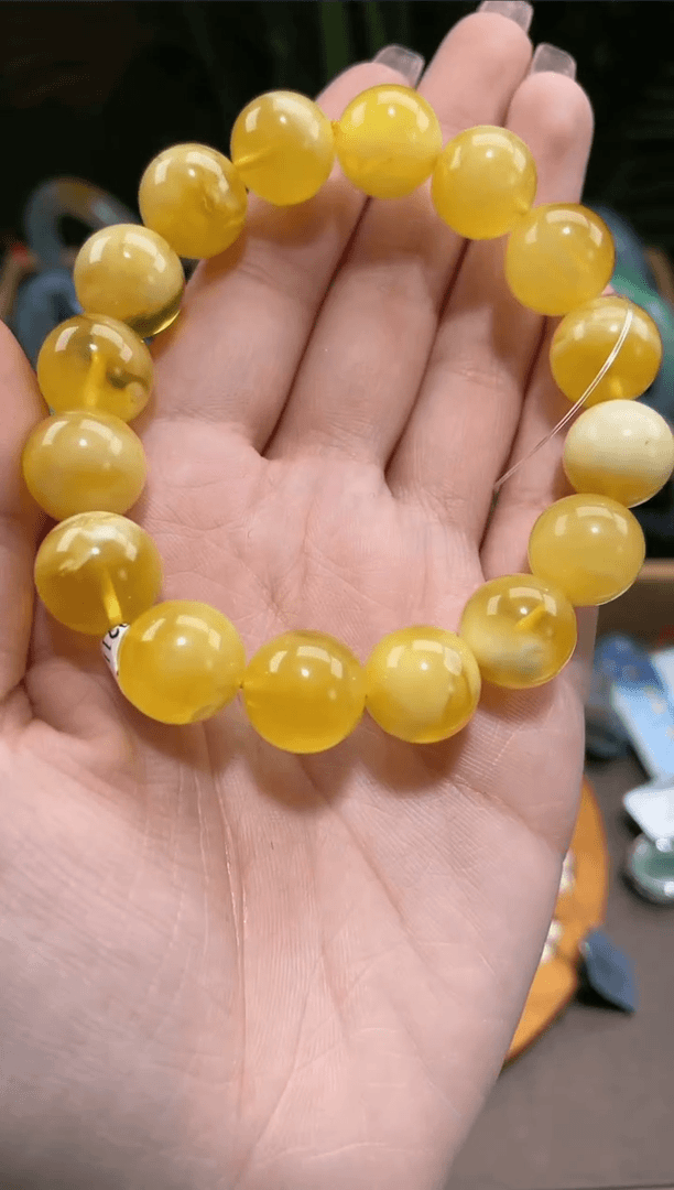 【闪购商品】蜜蜡裸石未镶嵌珠串
