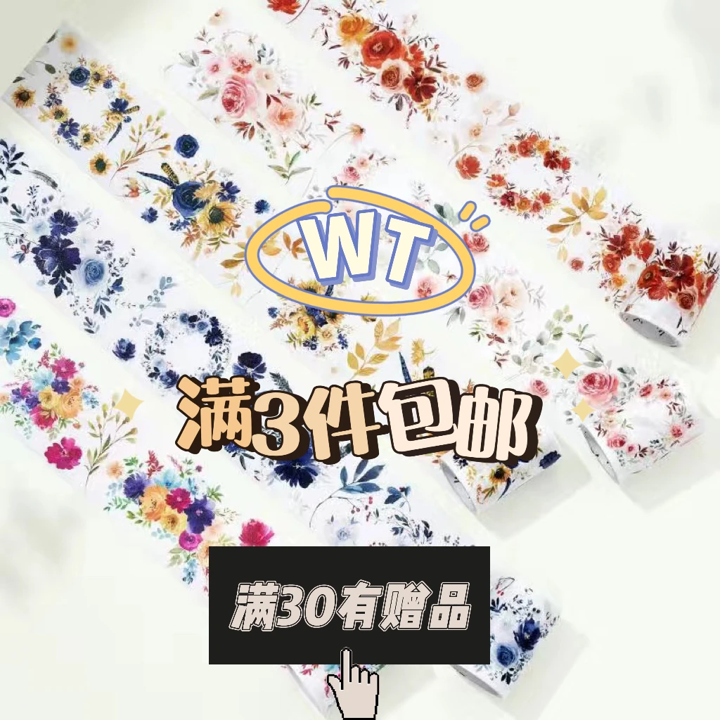 WT胶带分装，盐系手账