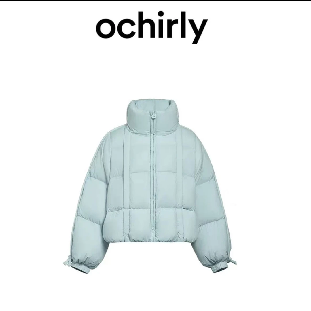 ochirly欧时力冬新款澳进口白轻羽绒超轻外套热力感面包服