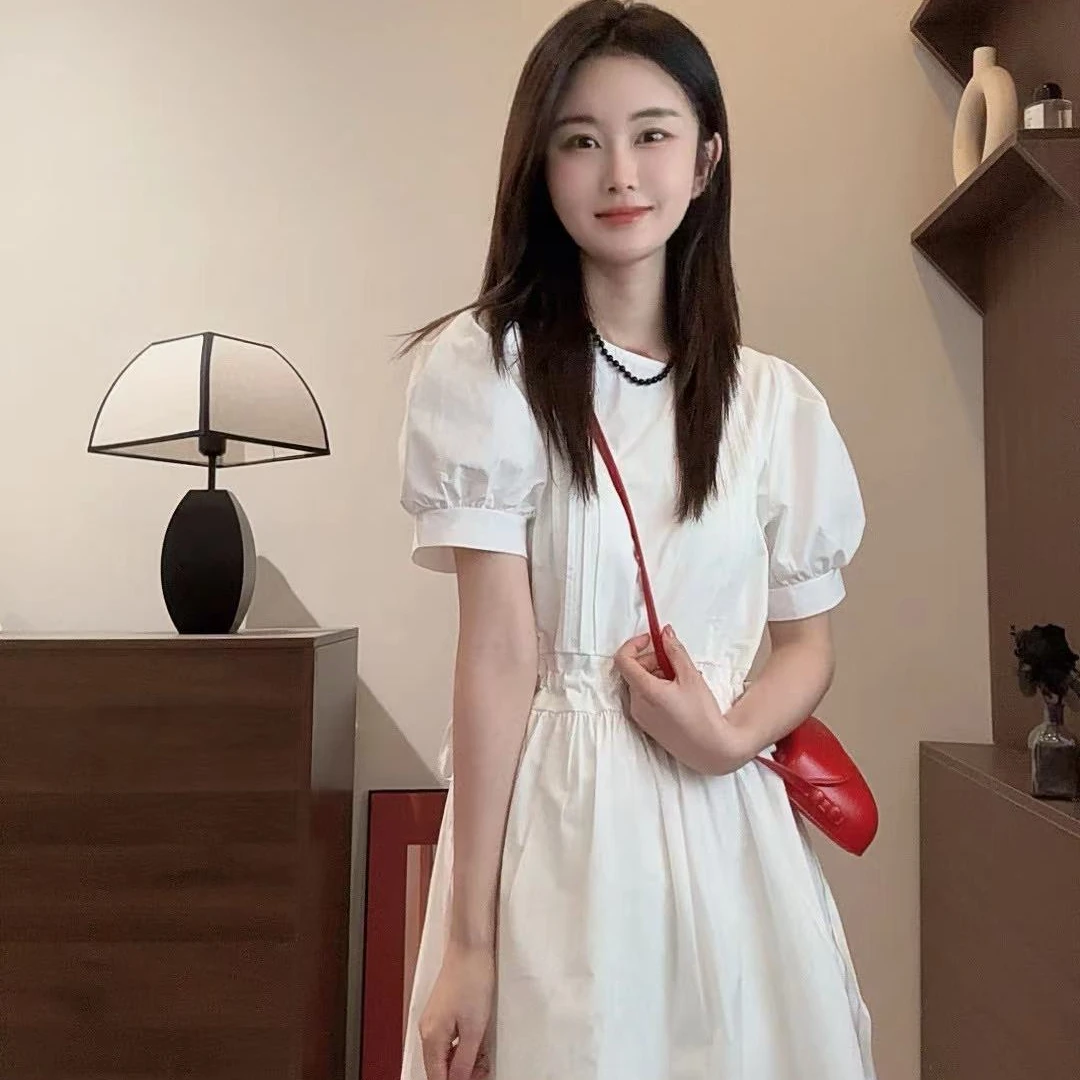 【Niche Young】洛伊甜度 气质夏季法式小众连衣裙 Y5005