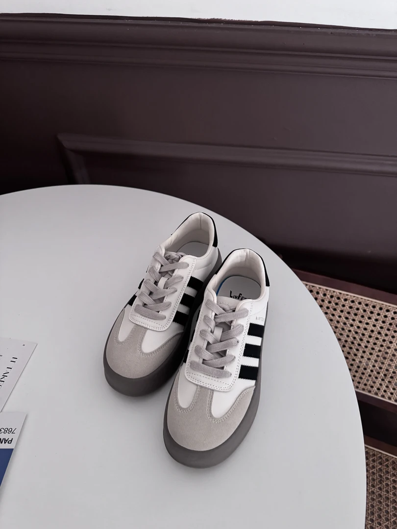 【Niche Young】 时尚百搭潮流厚底韩版系带休闲鞋 3302