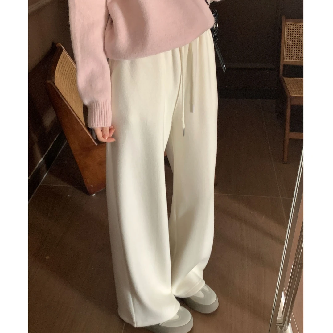 【Niche Young】 高腰休闲百搭垂感秋冬休闲裤QD10729