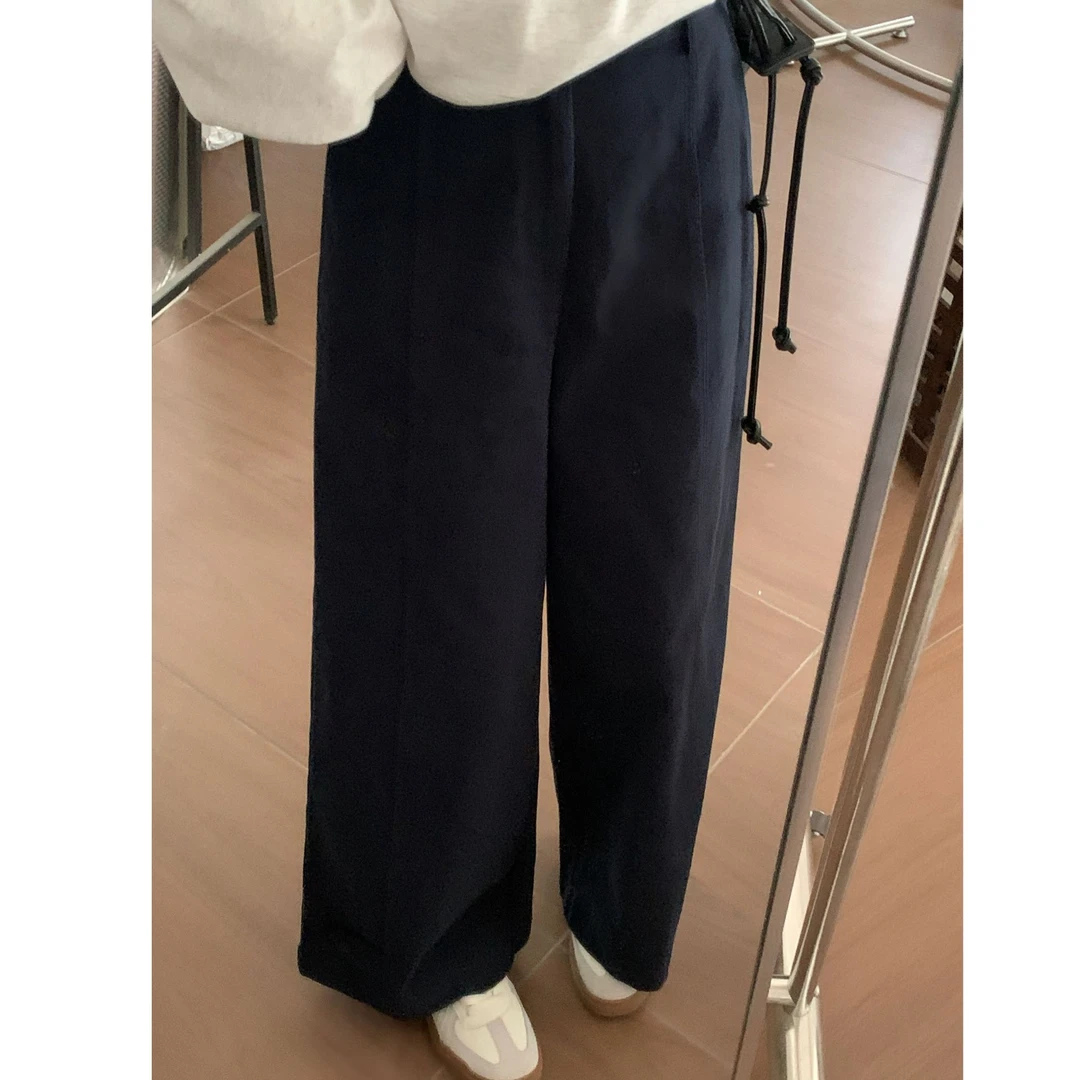 【Niche Young】磨毛款 休闲时尚直筒外穿休闲裤QD10564-1