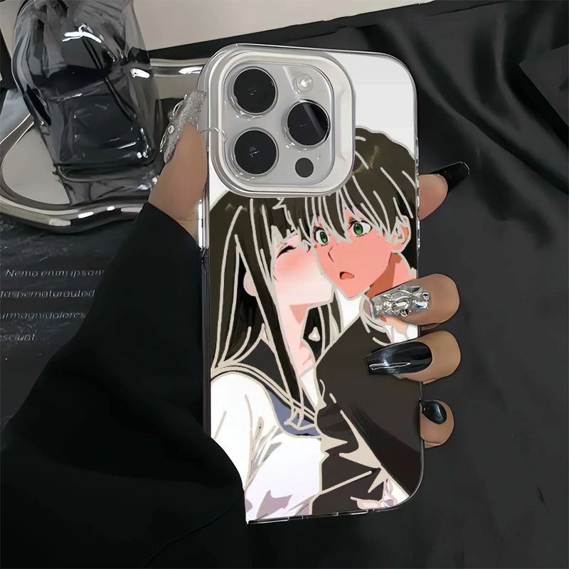 日系动漫情侣适用苹果15手机壳iPhone13元气壳14华为vivo小米oppo
