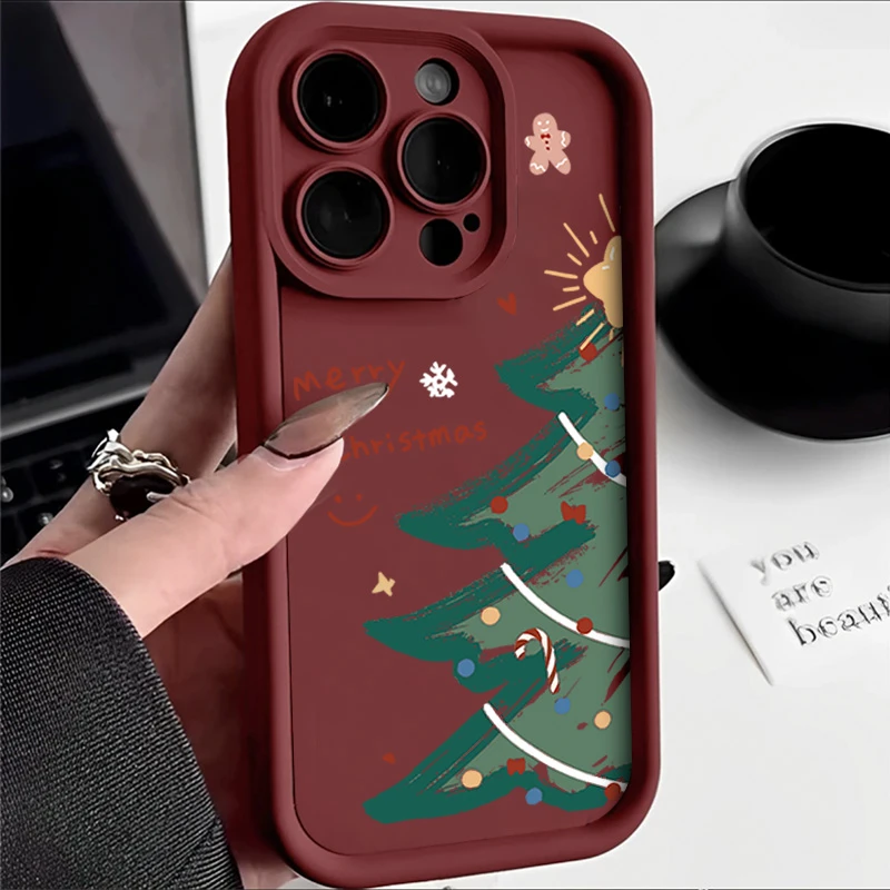 ins圣诞树新款iPhone15/14手机壳13小众1211苹果OPPO华为VIVO小米