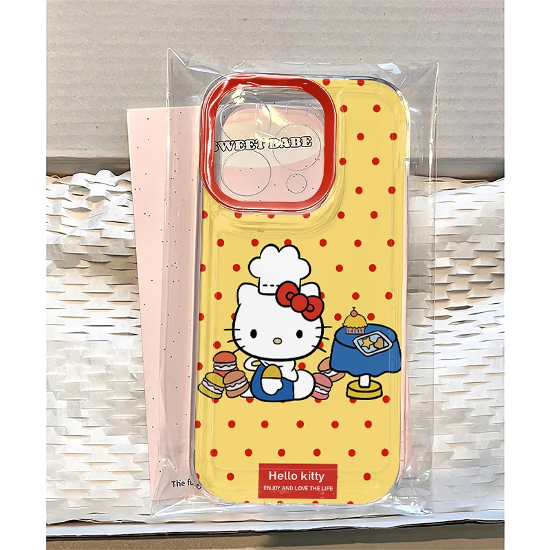 夏屿乐波点厨师kt猫适用iPhone16/15手机壳14苹果华为vivo小米opp