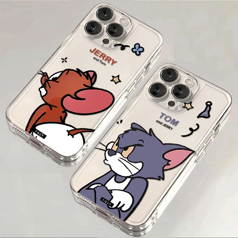 搞怪汤姆杰瑞苹果OPPO华为VIVO小米iPhone15/14手机壳13卡通12/11