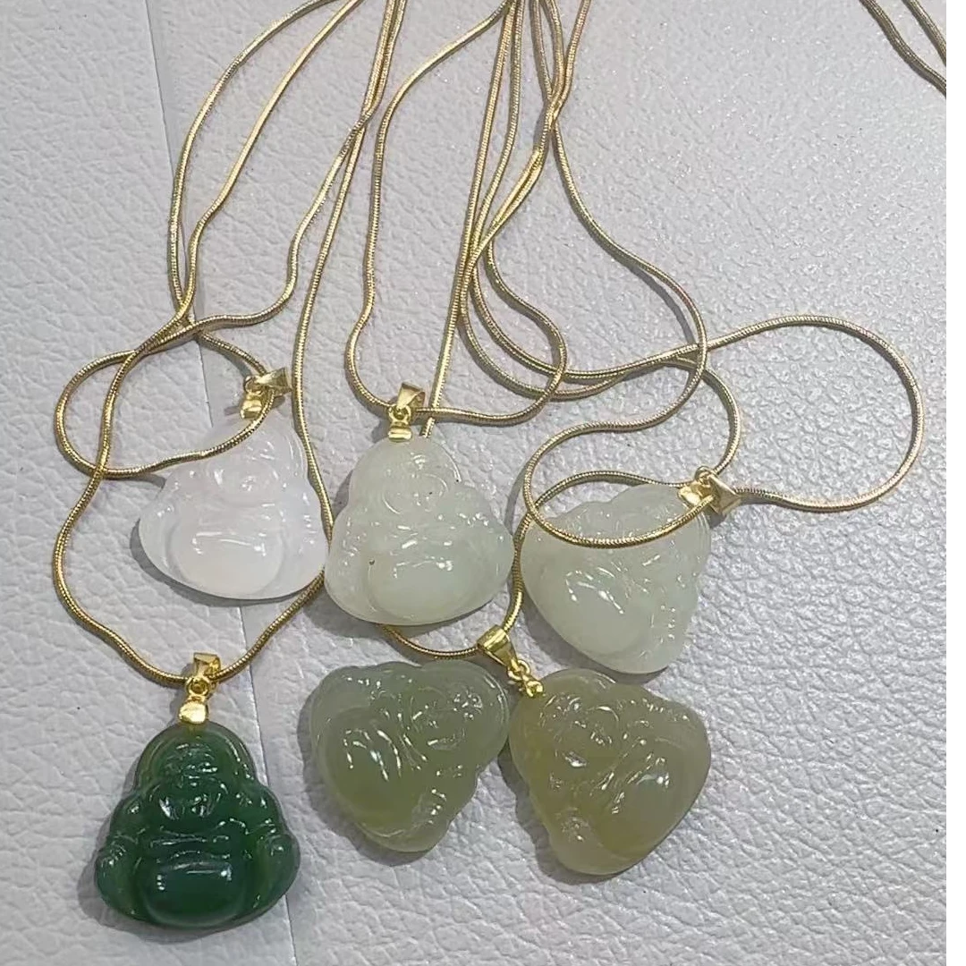 和田玉佛公吊坠-多样性发货拍一发一