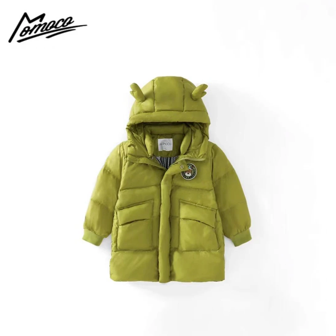 MOMOCO儿童冬季时尚纯色百搭羽绒服75830102026