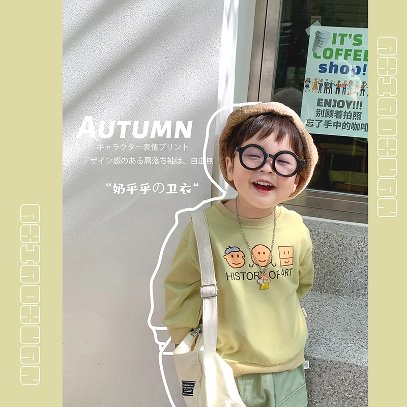 阿小轩蓝色休闲套头衬衫 J（清清清 ）