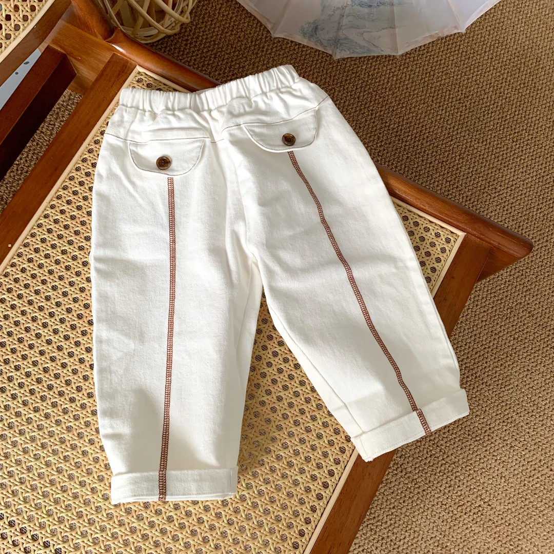 阿小轩03701019 明线休闲裤