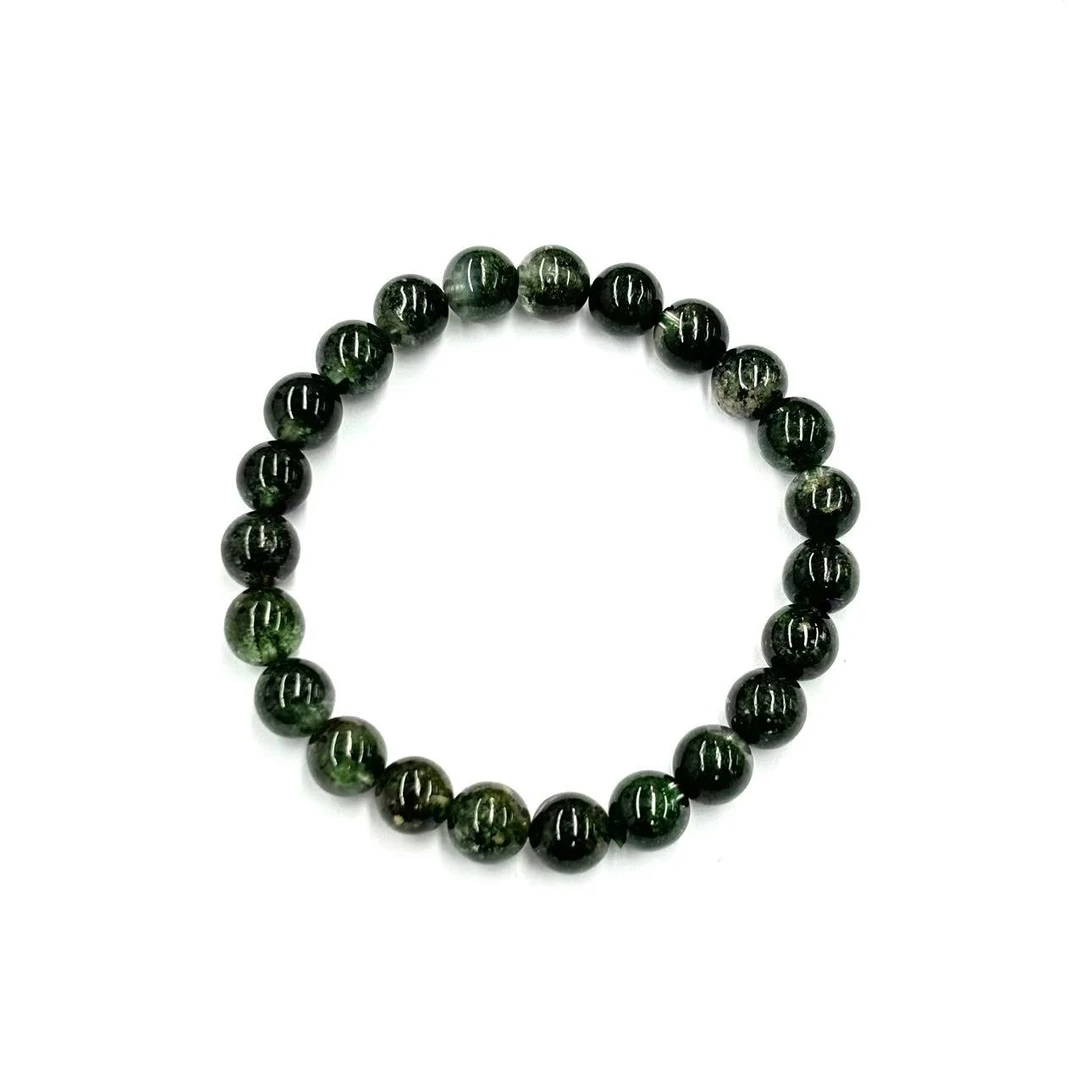 【符老板w】s1137-国风设计款幽灵水晶素圈手串-赠礼盒