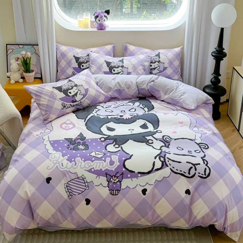 梦幻 酷酷米数码定位印花三件套四件套可爱