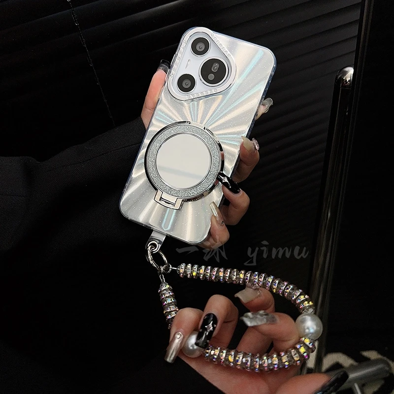 适用华为pura70手机壳新款p70pro套80+高级感p70ultra支架p60女50