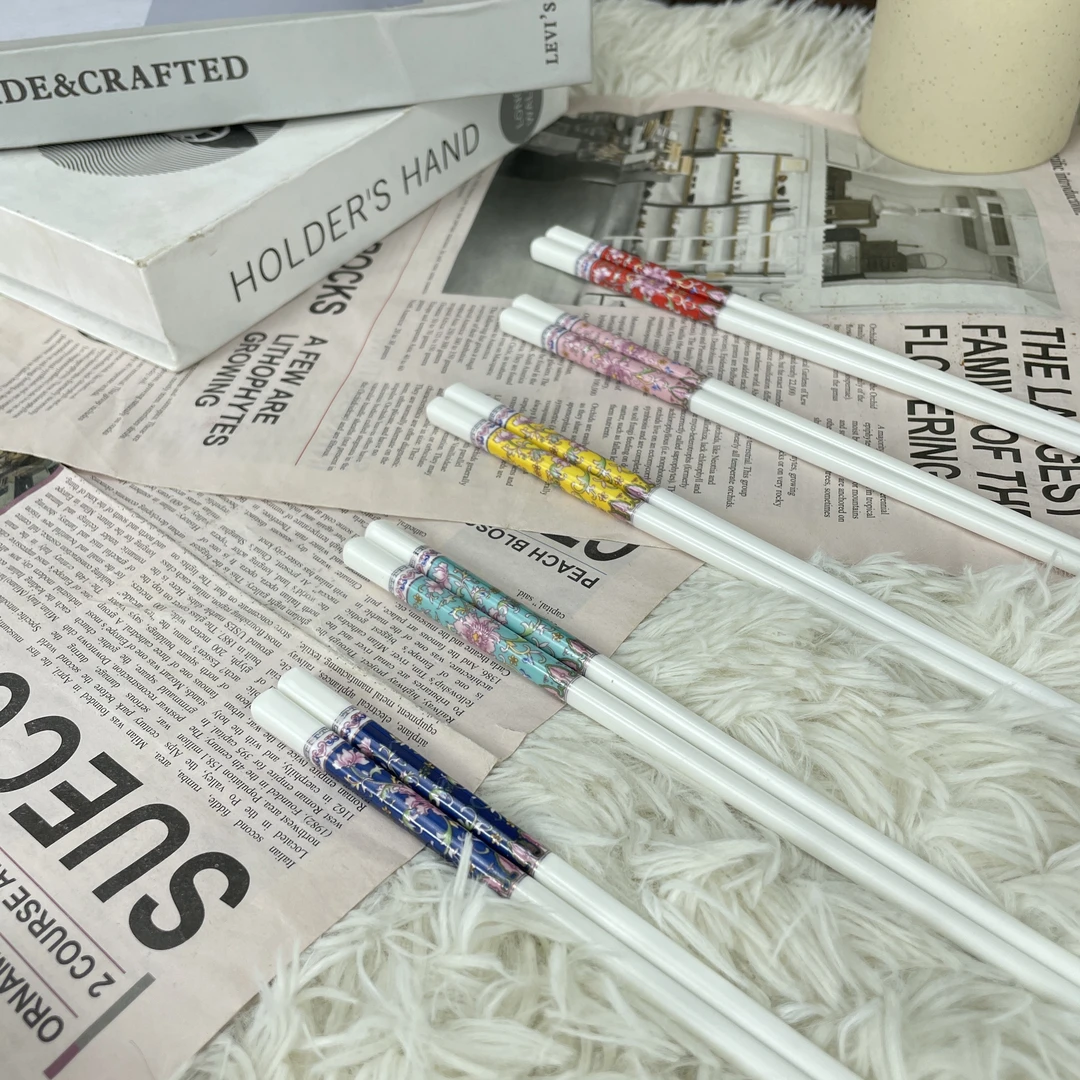 陶瓷中式复古宫廷风筷子瓷器