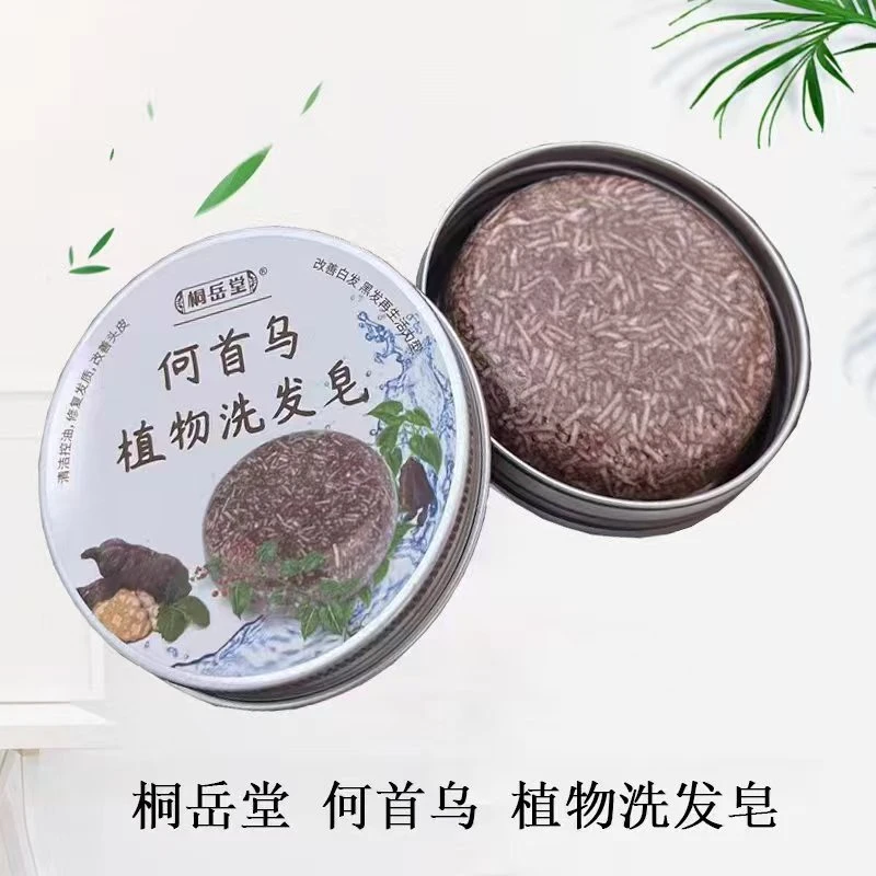 桐岳堂植物精华洗发皂 何首乌 草本 替代洗发水 养发护发（买2送1）