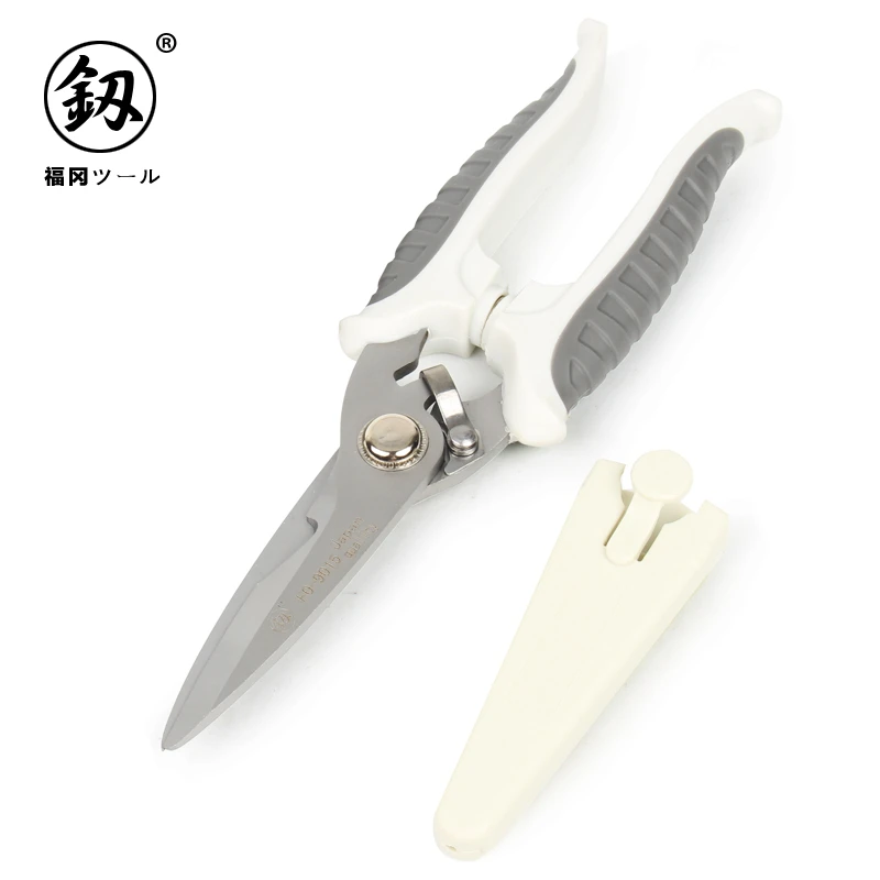 釰牌 福冈多功能电子剪刀铝扣板剪金属铁皮航空剪电工剪线槽 9015