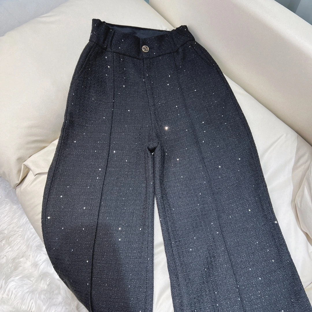 亮片阔腿长裤 70253